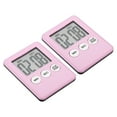 thumbnail image 1 of Uxcell Digital Timer,2pack Small Count Down/UP Clock with Magnetic,Kitchen Timer Pink, 1 of 5