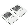 thumbnail image 1 of Uxcell Digital Timer,2pack Small Count Down/UP Clock with Magnetic,Kitchen Timer White, 1 of 5