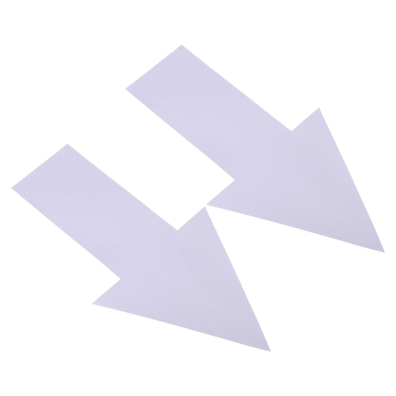 Uxcell Directional Arrow Sticker, 12" Arrow Removable Adhesive Decals for Wall Floor Marking, White, 12Pack