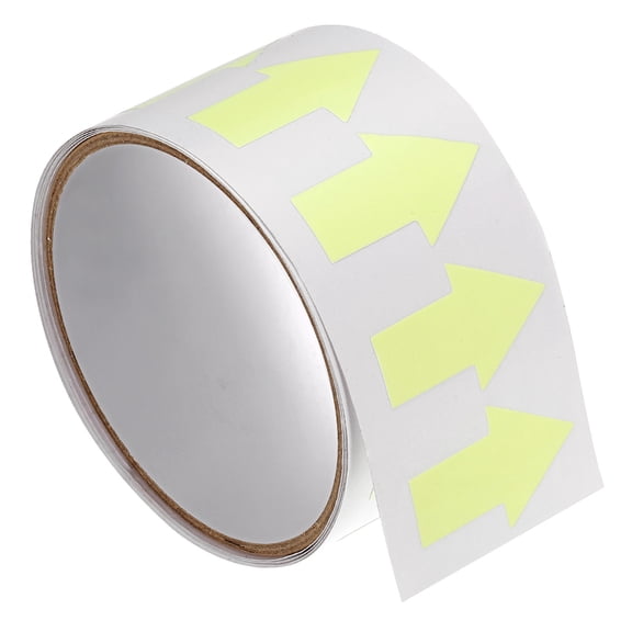 Uxcell Directional Arrows Marking Tape Luminous Arrow for Stair Step Floor Direction Glow in the Dark Tape 1 Roll