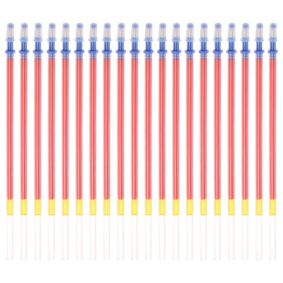 Uxcell Disappearing Ink Fabric Marker Pen Refills Marking Tracing Tools, Red 100 Pack