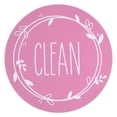 thumbnail image 1 of Uxcell Dishwasher Magnet Clean Dirty Sign Magnetic Indicator Gray Pink, 1 of 5