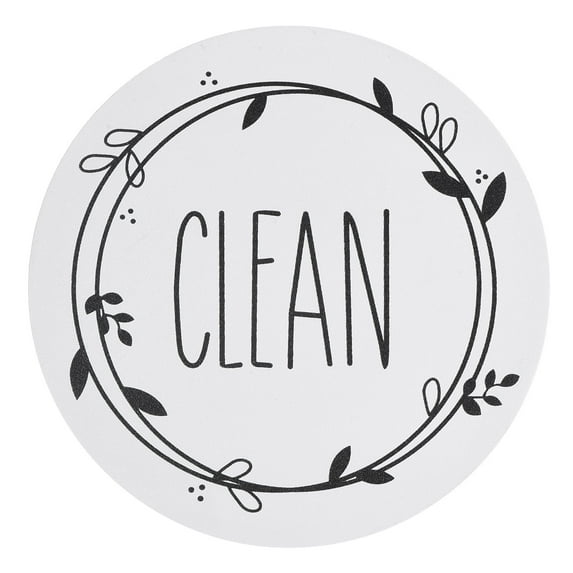 Uxcell Dishwasher Magnet Clean Dirty Sign Magnetic Indicator Gray White