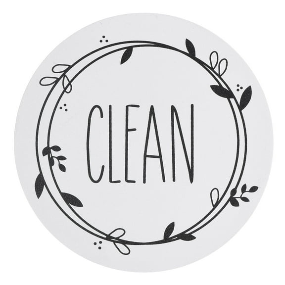 Uxcell Dishwasher Magnet Clean Dirty Sign Magnetic Indicator Gray White