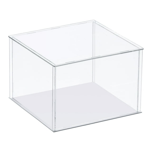 Uxcell Display Case Acrylic Box Assemble Dustproof Box Showcase for Collectibles, Craft 11.8x11.8x11.8inch