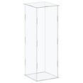 thumbnail image 1 of Uxcell Display Case Box Acrylic Box Transparent Dustproof Protection Showcase 11x11x31cm for Collectibles, 1 of 5