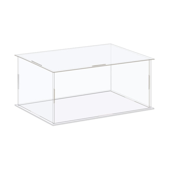 Uxcell Display Case Box Acrylic Box Transparent Dustproof Protection ...