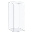 thumbnail image 1 of Uxcell Display Case Box Acrylic Box Transparent Dustproof Protection Showcase 16x16x41cm for Collectibles, 1 of 5