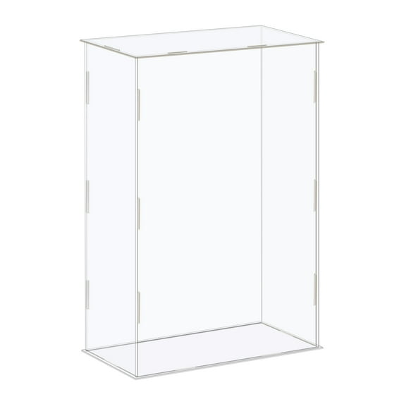 Uxcell Display Case Box Acrylic Box Transparent Dustproof Protection Showcase 21x11x31cm for Collectibles