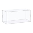 thumbnail image 1 of Uxcell Display Case Box Acrylic Box Transparent Dustproof Protection Showcase 31x11x16cm for Collectibles, 1 of 5