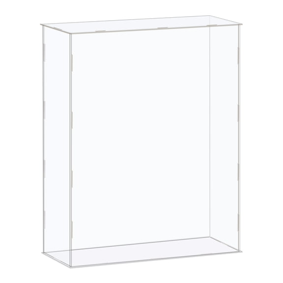 Uxcell Display Case Box Acrylic Box Transparent Dustproof Protection Showcase 36x11x41cm for Collectibles