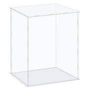 Uxcell Display Case Box Acrylic Box Transparent Dustproof Protection Showcase 36x31x41cm for Collectibles