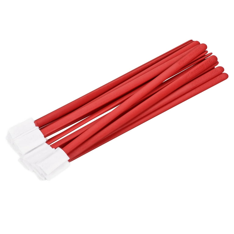 Uxcell Disposable Crevice Cleaning Tool Brushes Kit, Red 30 Pack