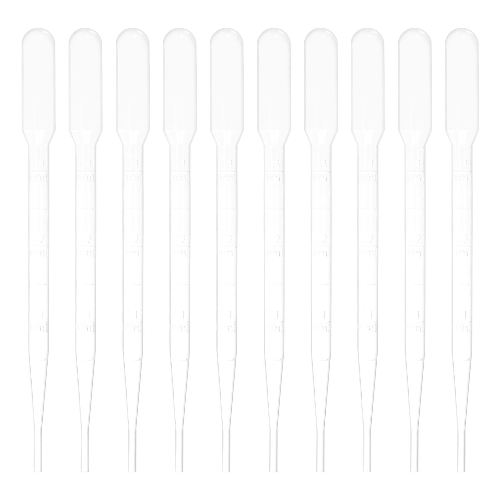 Uxcell Disposable Transfer Pipette, 100pcs 3ml LDPE Pipette
