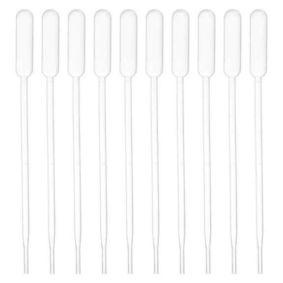 Uxcell Disposable Transfer Pipette, 200pcs 0.5ml LDPE Polyethylene Plastic Pipette Clear