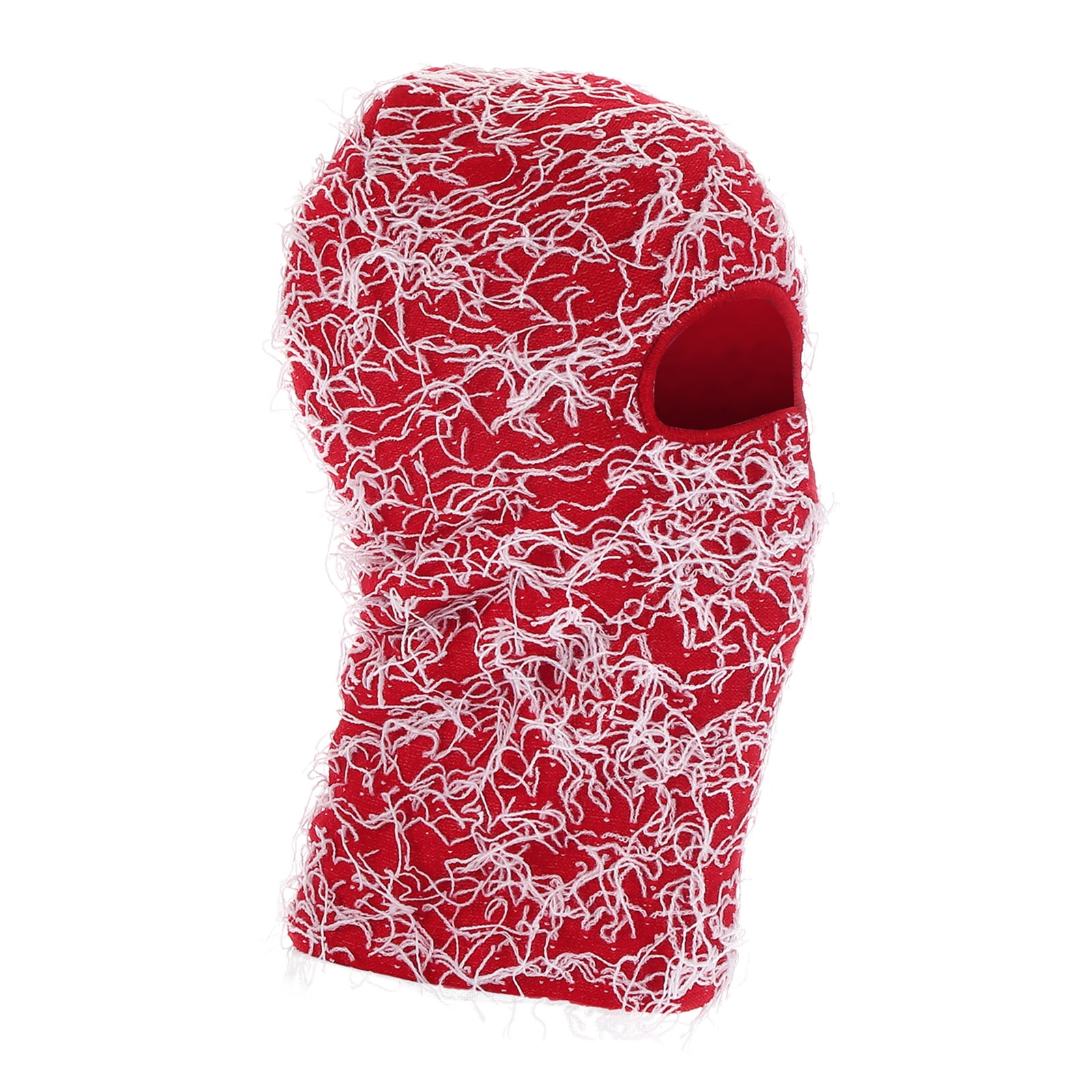 Uxcell Fuzzy Distressed Balaclava Ski Mask Camo Knitted Full Face