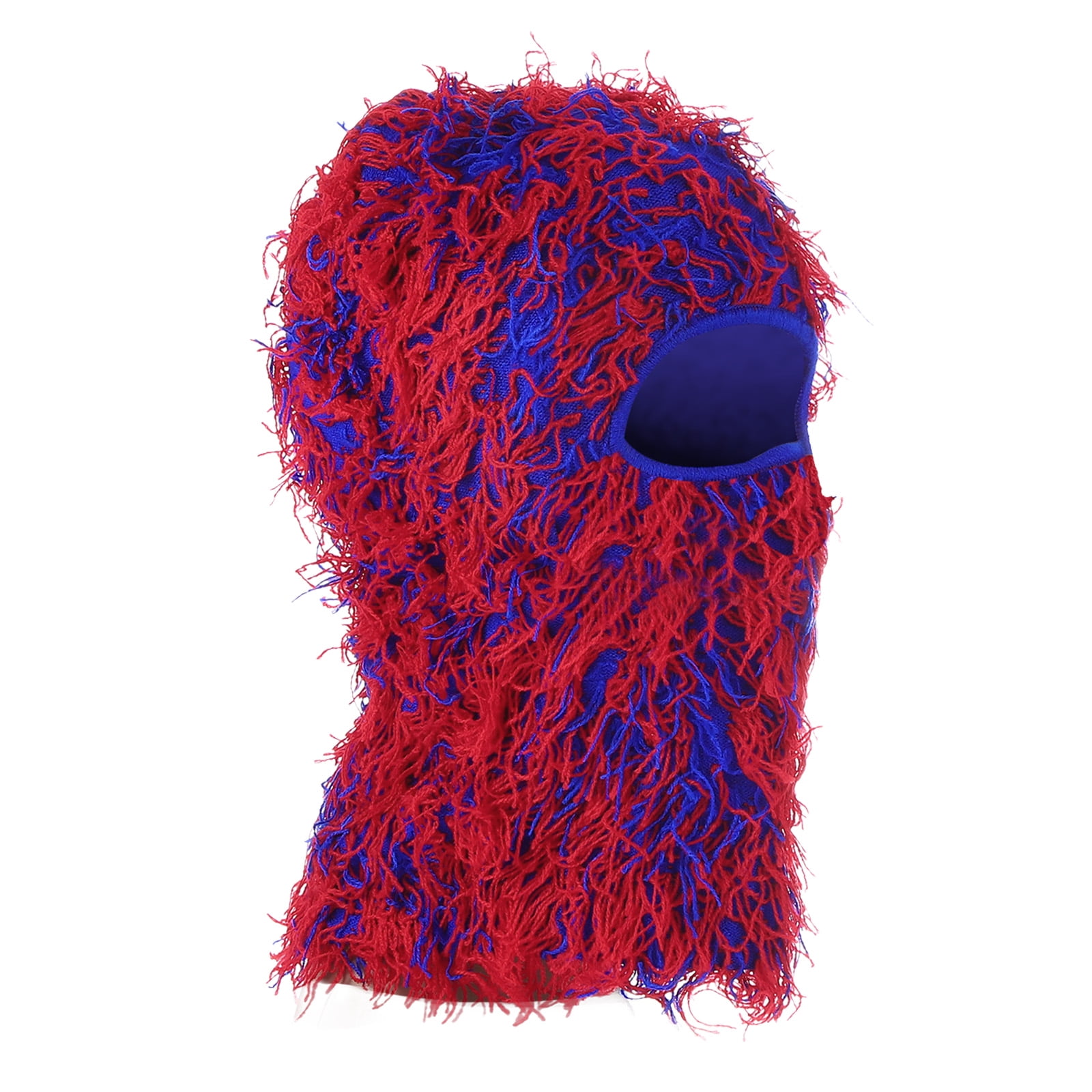 Uxcell Fuzzy Distressed Balaclava Ski Mask Camo Knitted Full Face