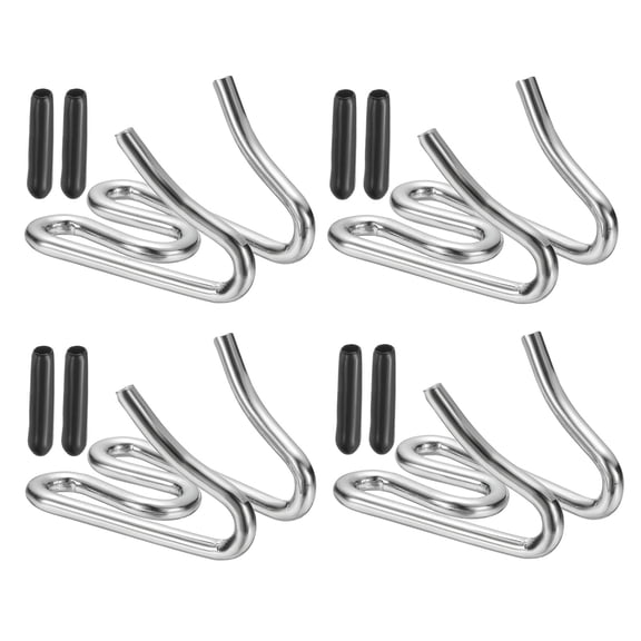 Uxcell Dog Collar Extra Links, Prong Collar for Pets Stainless Steel Pinch Dog Training Collar 2.9mm, (Silver, 4 Set), Intended for Small / Medium / Large Dogs Training