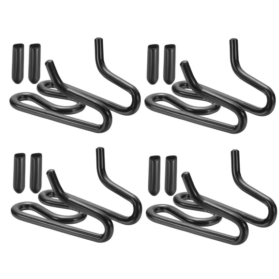 Uxcell Dog Collar Extra Links, Prong Collar for Pets Stainless Steel Pinch Dog Training Collar Round Head 3.8mm, (Black, 4 Set), Intended for Small / Medium / Large Dogs Training