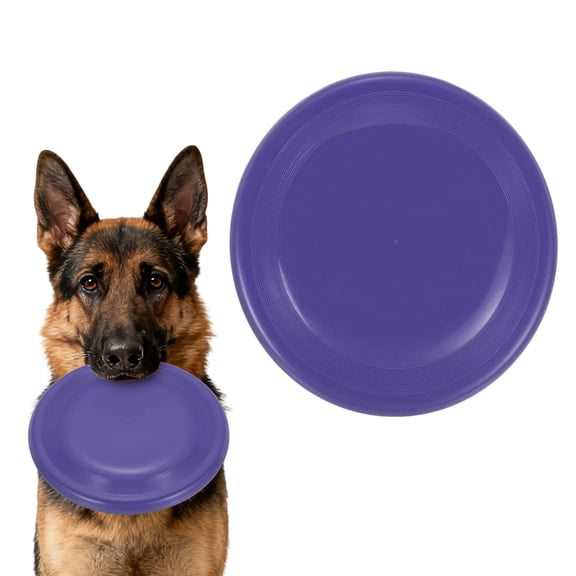Uxcell Dog Flying Discs Plastic Dog Flying Discs 5" Purple 1Pcs
