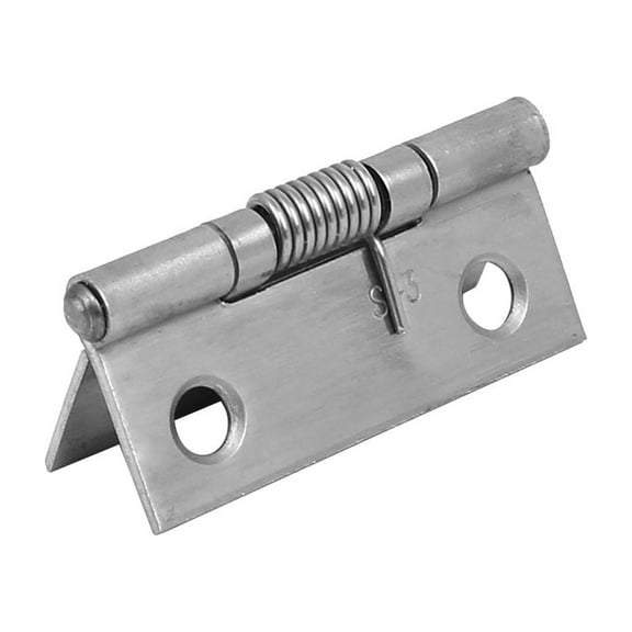 Uxcell Door Case 304 Stainless Steel Self Closing Spring Loaded Hinge 1.5 inch