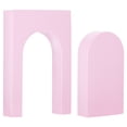 thumbnail image 1 of Uxcell Door Combination Photography Background Props Set, Hard Foam Photo Props Geometric Cube for Photo Shoot Pink, 1 of 5