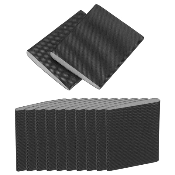 Uxcell Door Corner Seals 2" x 1.6" - 12 Pack Self-Adhesive Door Frame Seal Wedge Draft Stopper Sealing Filler Foam for Weather Protection Isolation of Noise, Black