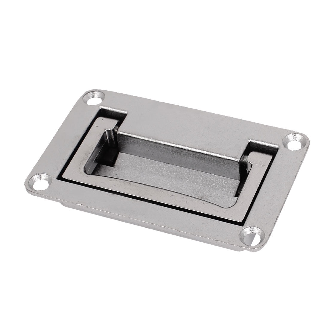 Uxcell Door Drawer 95mm x 60mm Stainless Steel Recessed Flush Sliding