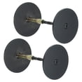 thumbnail image 1 of Uxcell Door Hole Cover Plate, 2 Pack 2 3/16" Deadbolt Cover Plate, Matte Black, 1 of 6
