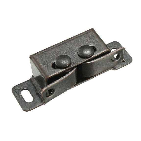 Uxcell Door Iron Double Ball Roller Catch Latch Copper Tone