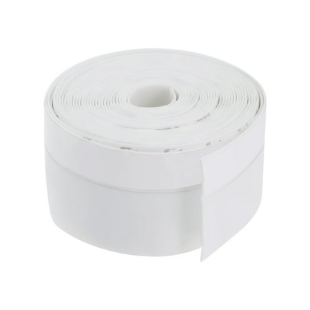 Uxcell Self Adhesive Weather Stripping Frameless Door Bottom Seal for Doors White 45mm x 16.4ft