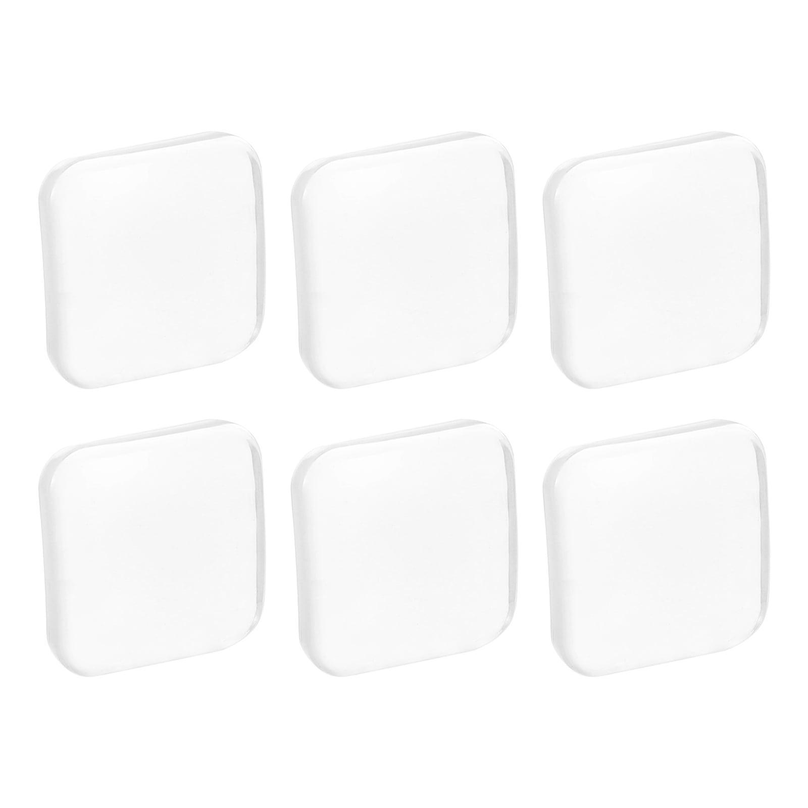 Uxcell Door Stoppers Wall Protector, 6pcs Soft Silicone Door Handle ...