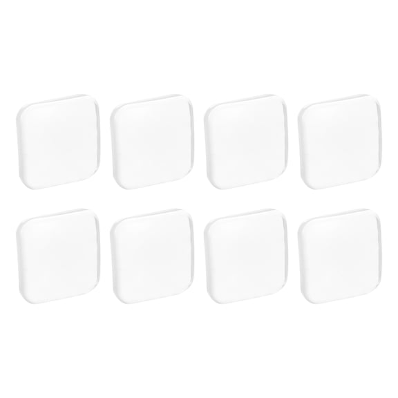 Uxcell Door Stoppers Wall Protector, 8pcs Soft Silicone Door Handle Buffers, Self Adhesive Door Knob Guard, Transparent