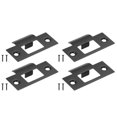 thumbnail image 1 of Uxcell Door Strike Plate, Universal Latch Strike Plate Security T Strike Deadbolt Black, 1 of 6