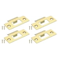 thumbnail image 1 of Uxcell Door Strike Plate, Universal Latch Strike Plate Security T Strike Deadbolt Gold, 1 of 6