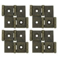 thumbnail image 1 of Uxcell Double Acting Hinges Folding Screen, 4Pcs 2.13" Double Swing Hinges, Bronze, 1 of 7