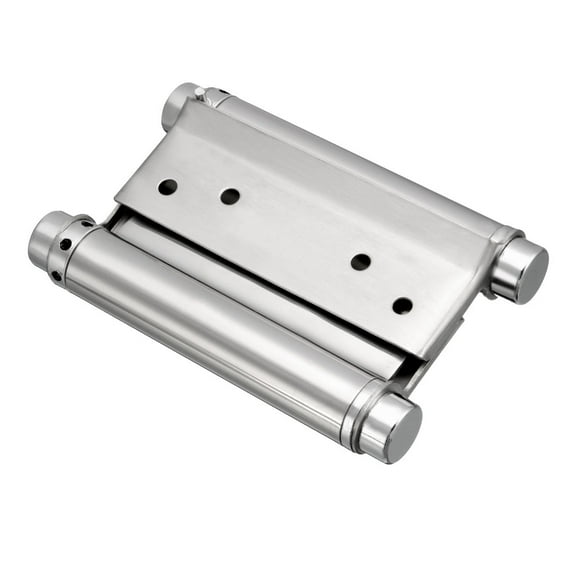 Uxcell Double Action Spring Hinge 4" Stainless Steel Hinges with Tension Adjustment