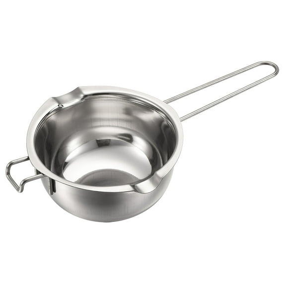 Uxcell Double Boiler Pot 600ml 304 Stainless Steel for Candle Making