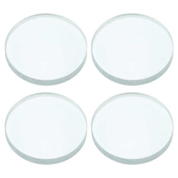 Uxcell Convex Lens -75mm Focal Length 1.18" Diameter Round Glass Magnifying Telescope Lens Trial Set 4 Pcs