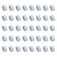 thumbnail image 1 of Uxcell Double Ear Hose Clamp, Galvanized Steel O Clip Crimp Rings for Fuel Petrol Pipe Tube Fitting Connection 7-9 mm, 1 of 7