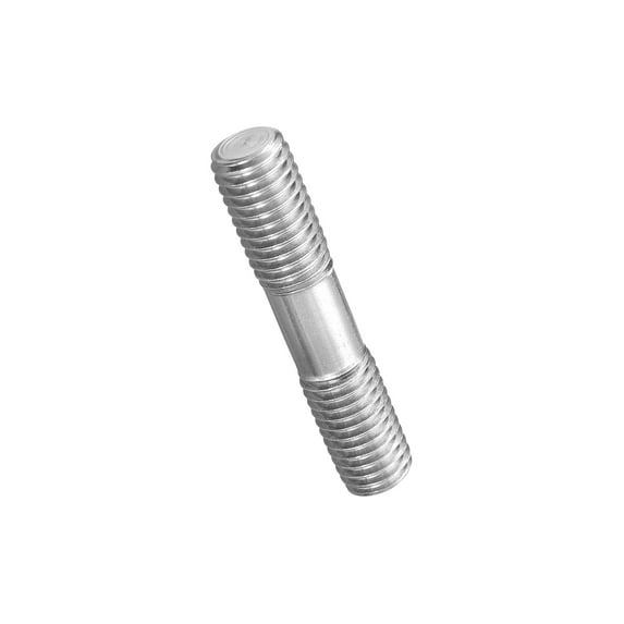 Uxcell Double End Threaded Stud Screw, Equal Thread Length Rods & Studs - for House Maintenance M10 x 60mm 2