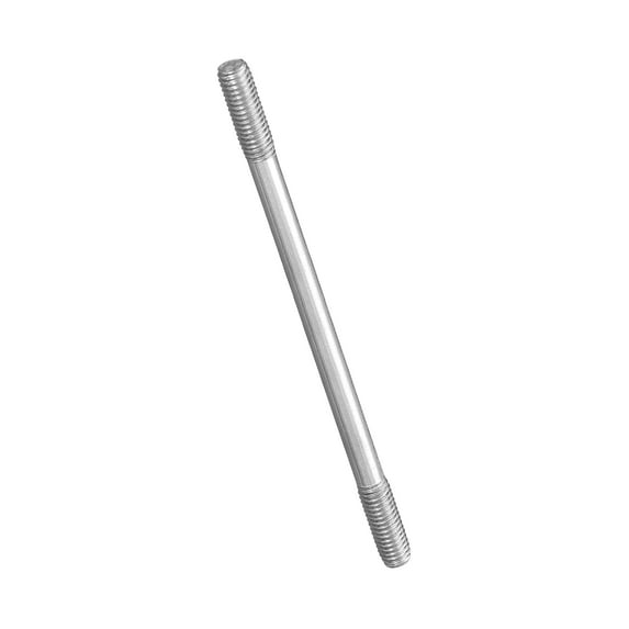 Uxcell Double End Threaded Stud Screw, Equal Thread Length Rods & Studs - for House Maintenance M5 x 160mm 2