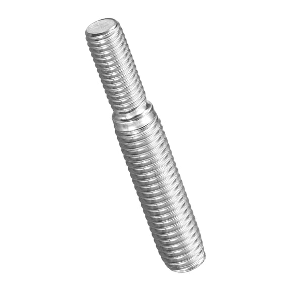 Uxcell Double End Threaded Stud Screw, Threaded Stud Fasteners - for House Maintenance Craft Loom 5 M10 x 35mm to M8 x 20mm