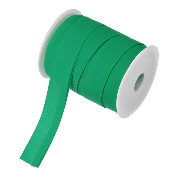 Uxcell Double Fold Bias Tape 1" 25 Yards for Sewing/Seaming/DIY Turquoise