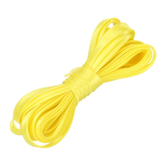 Uxcell Double Fold Bias Tape 2/5 Inch x 5.5 Yards Satin Pre-fold Tape Red43