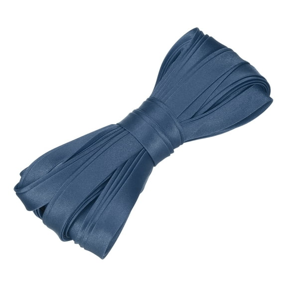 Uxcell Double Fold Bias Tape 2/5 Inch x 5.5 Yards Satin Pre-fold Tape Red56