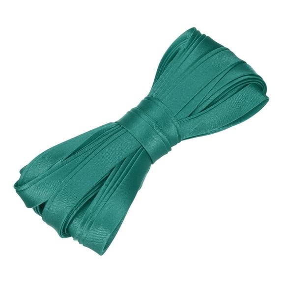 Uxcell Double Fold Bias Tape 2/5 Inch x 5.5 Yards Satin Pre-fold Tape Red58