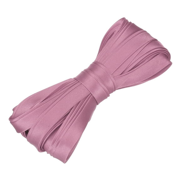 Uxcell Double Fold Bias Tape 2/5 Inch x 5.5 Yards Satin Pre-fold Tape Red64