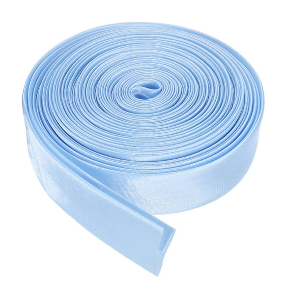 Uxcell Double Fold Bias Tape 4/5 Inch x 5.5 Yards Satin Pre-fold Tape Red8