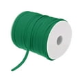 thumbnail image 1 of Uxcell 1/4" Double Fold Bias Tape Polyester Continuous Bulk Bias Tape for Sewing Seaming Green 100 Yards, 1 of 7